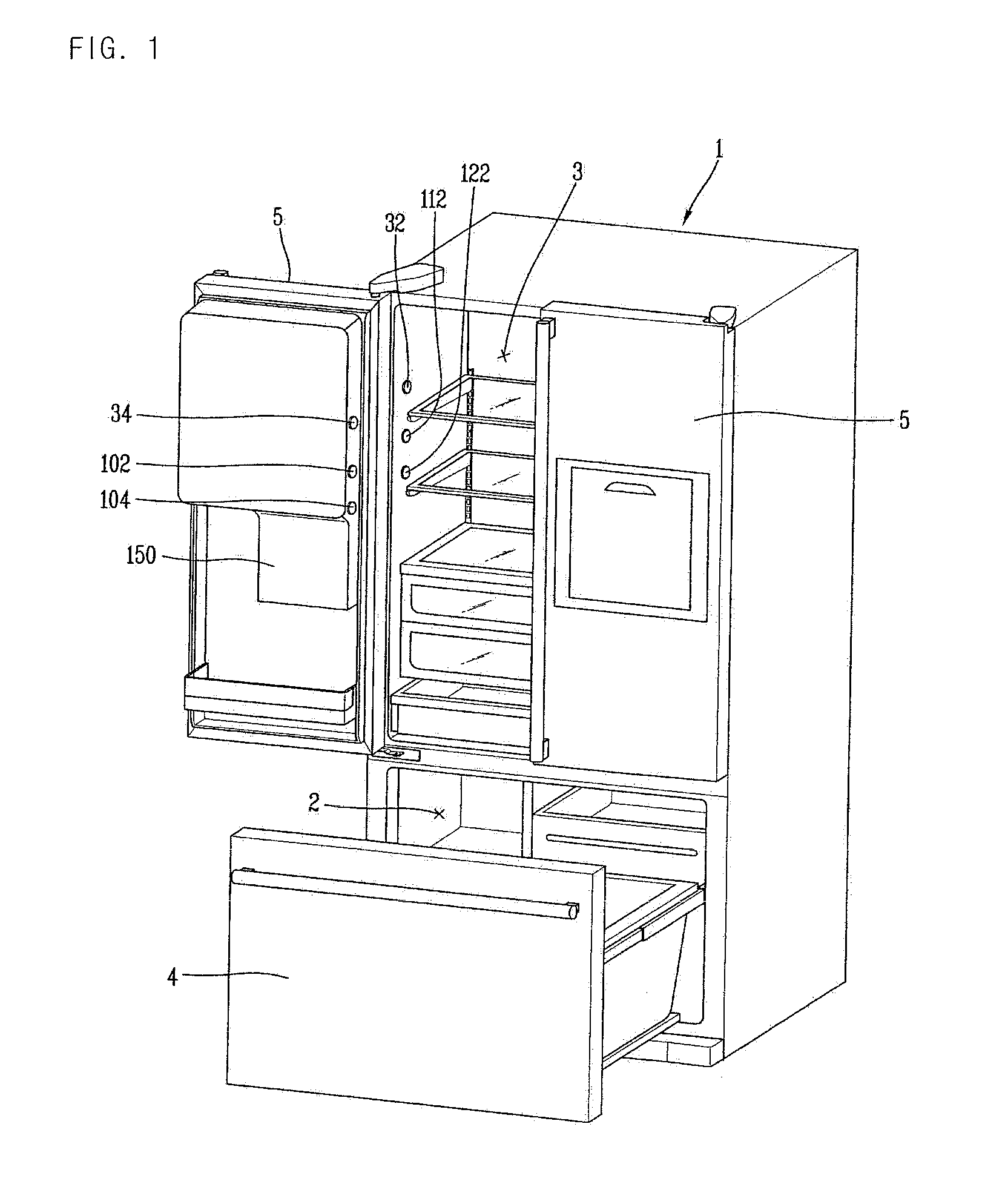 Refrigerator having multiple ice banks