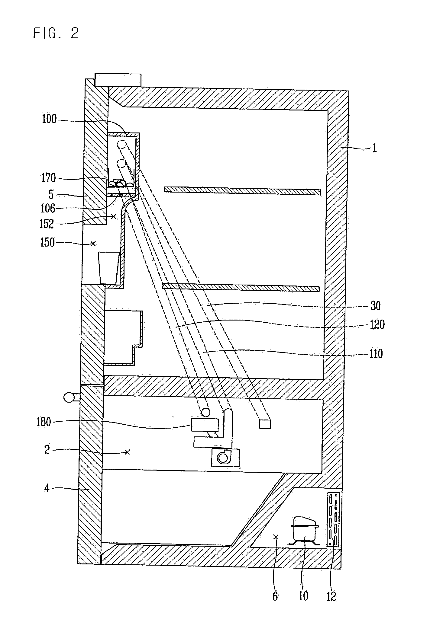 Refrigerator having multiple ice banks