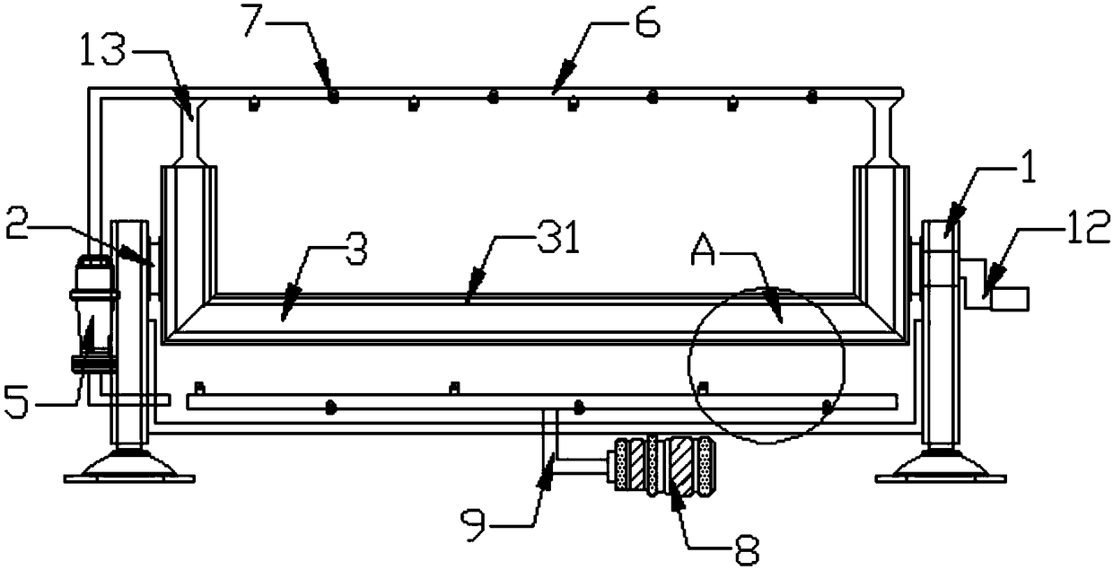 Seedling raising device for agricultural planting