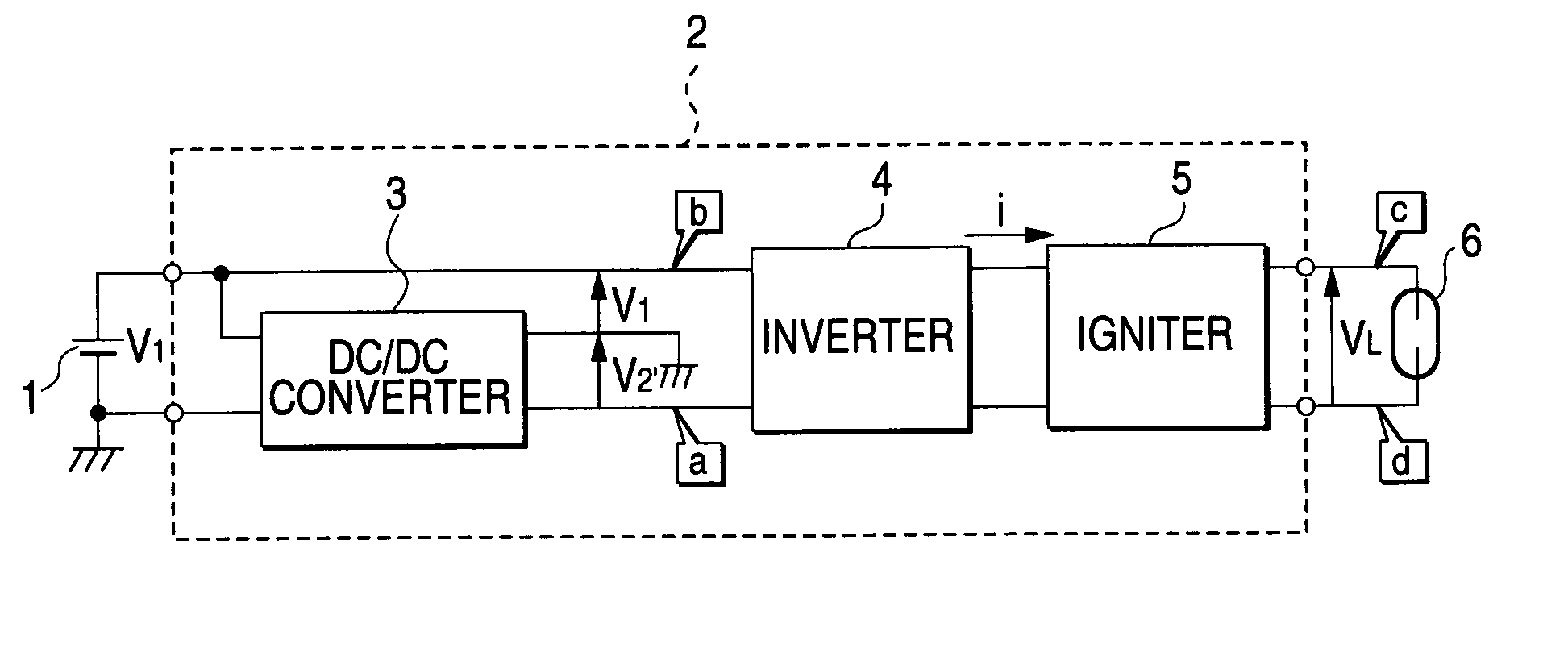 Discharge lamp lighting device