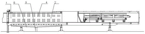 Leachate discharging system of garbage compressor of garbage transfer station