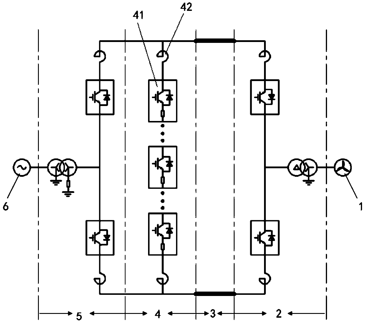 Energy discharging device, DC power transmission system and energy discharging method