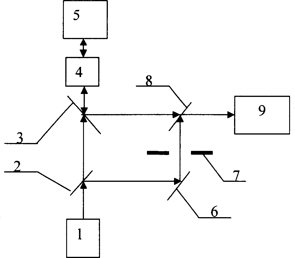 Laser detecting device for concealed flying object