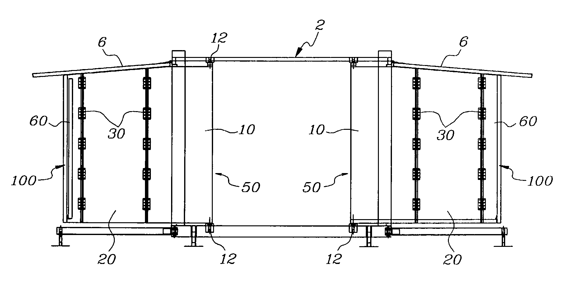 Expandable vehicle-mounted shelter