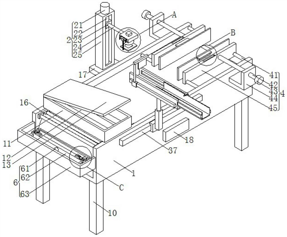 Lead frame plate placing and pushing-out equipment for semiconductor cutting