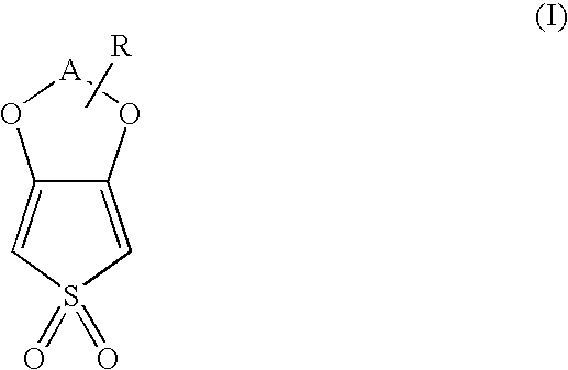 3,4-alkylenedioxythiophenedioxide compounds and polymers comprising monomeric units thereof