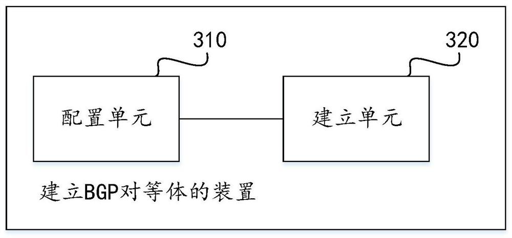 Method and device for establishing BGP peer