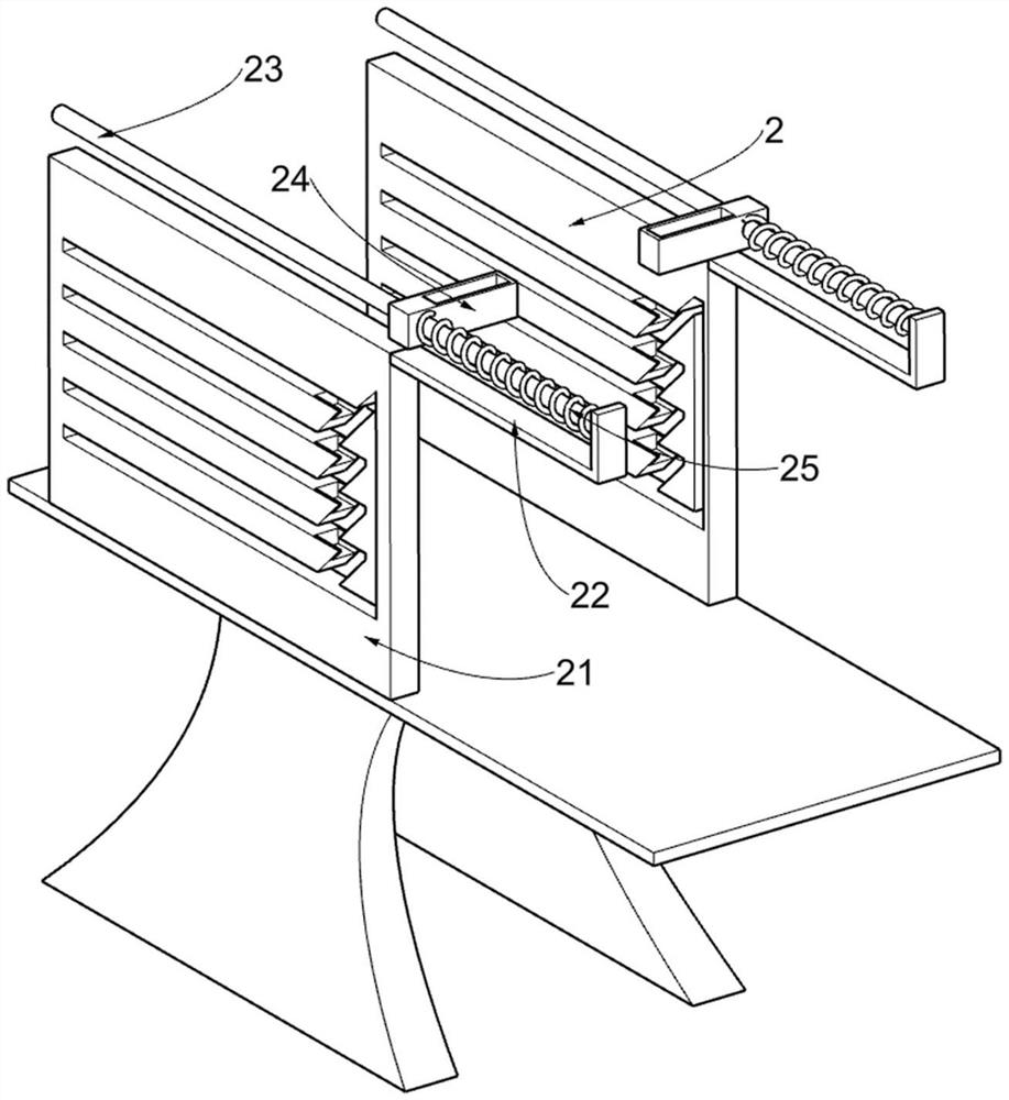 Easy-to-tidy material sticking machine for neodymium iron boron production