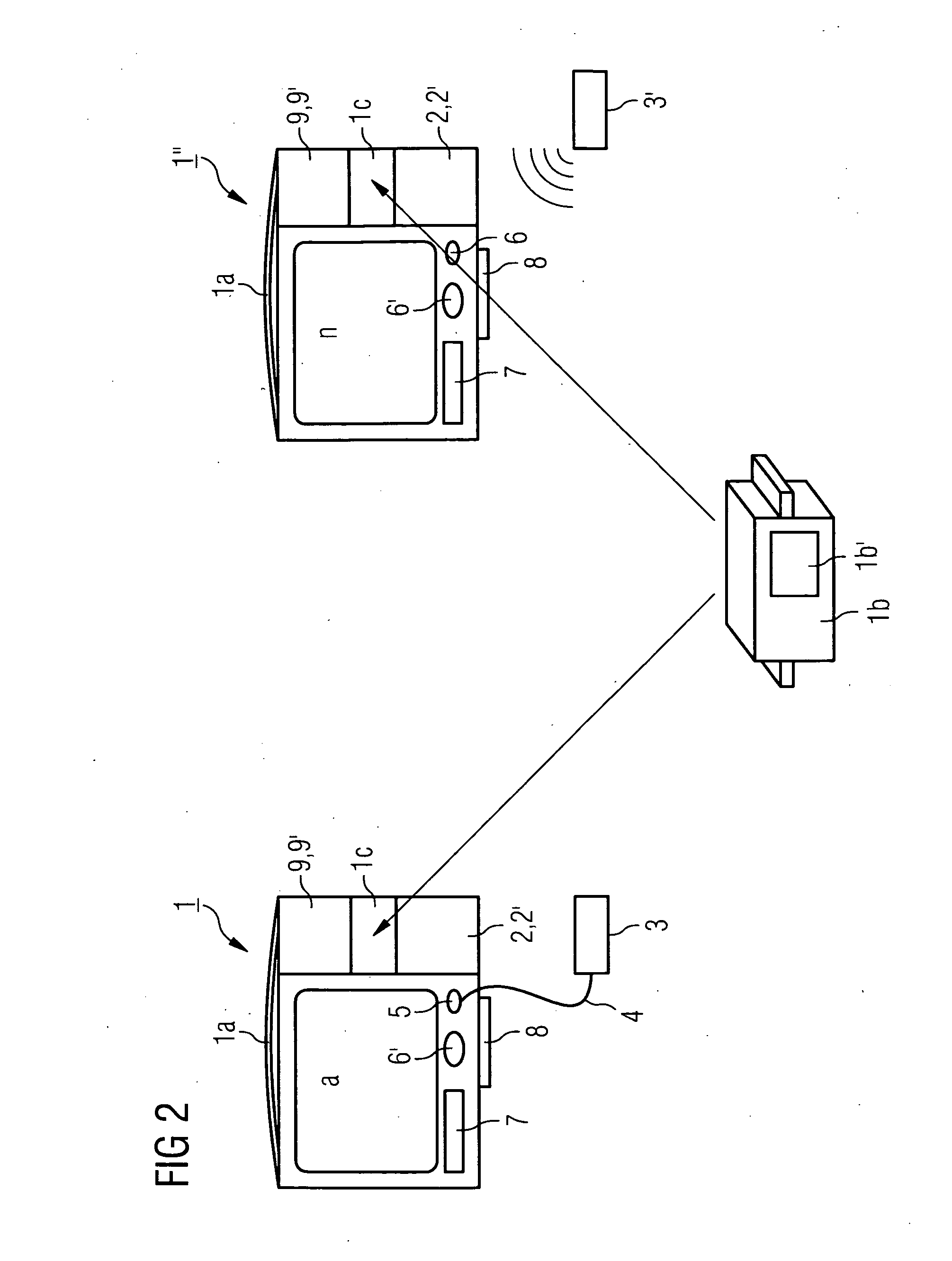 Examination unit with an integrated mini-laboratory analysis unit