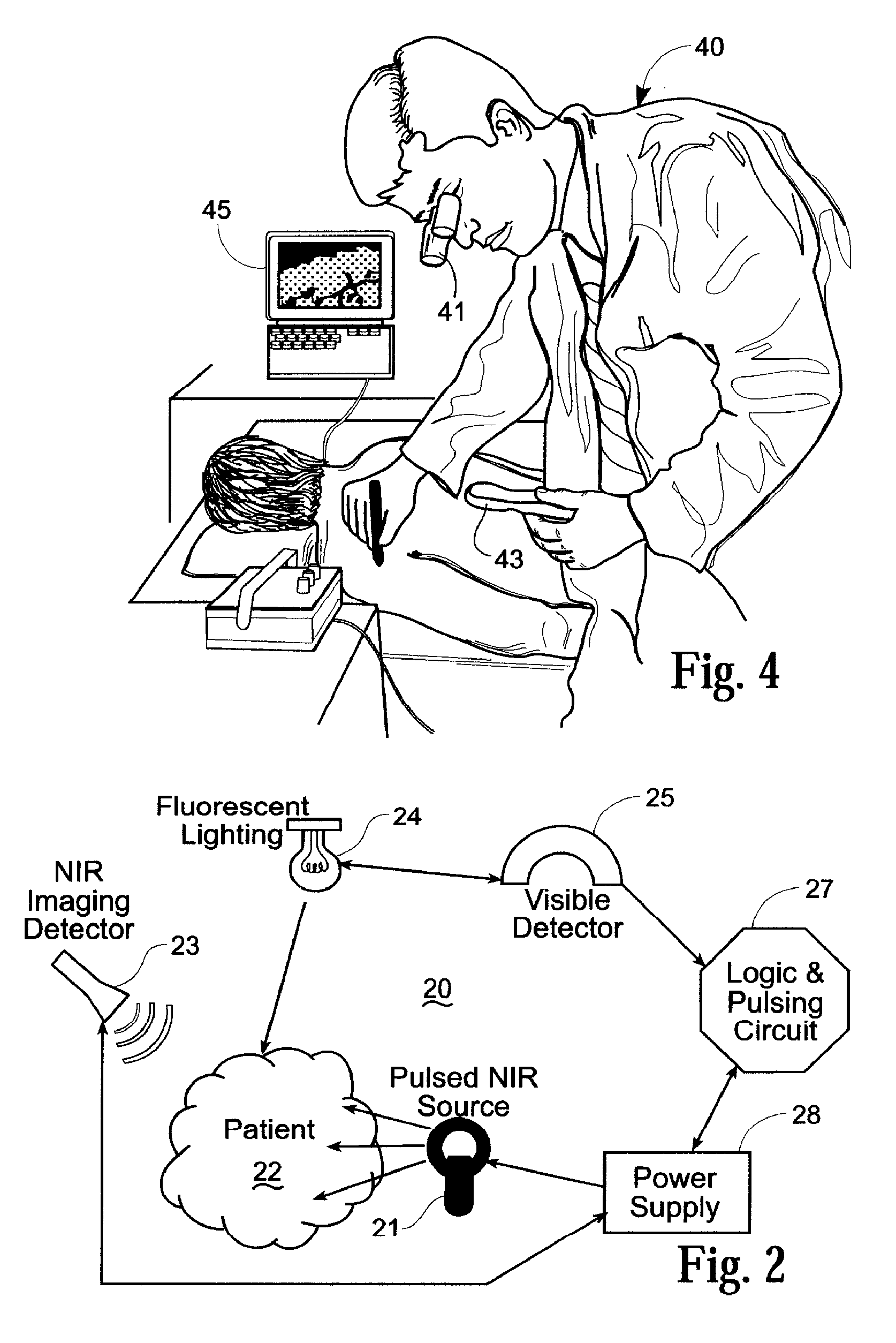 Synchronization of illumination source and sensor for improved visualization of subcutaneous structures