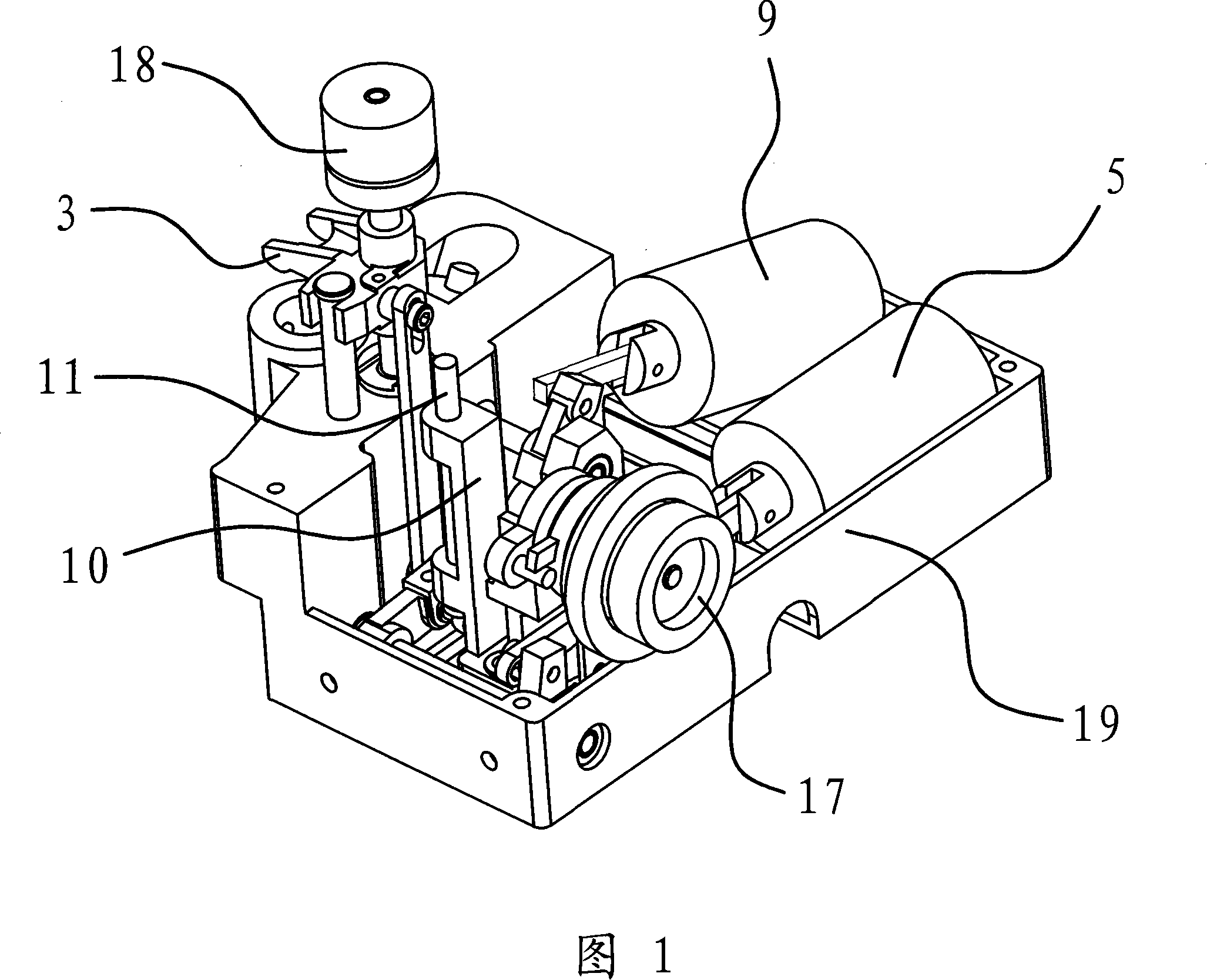 Control device for thread gripper of sewing machine