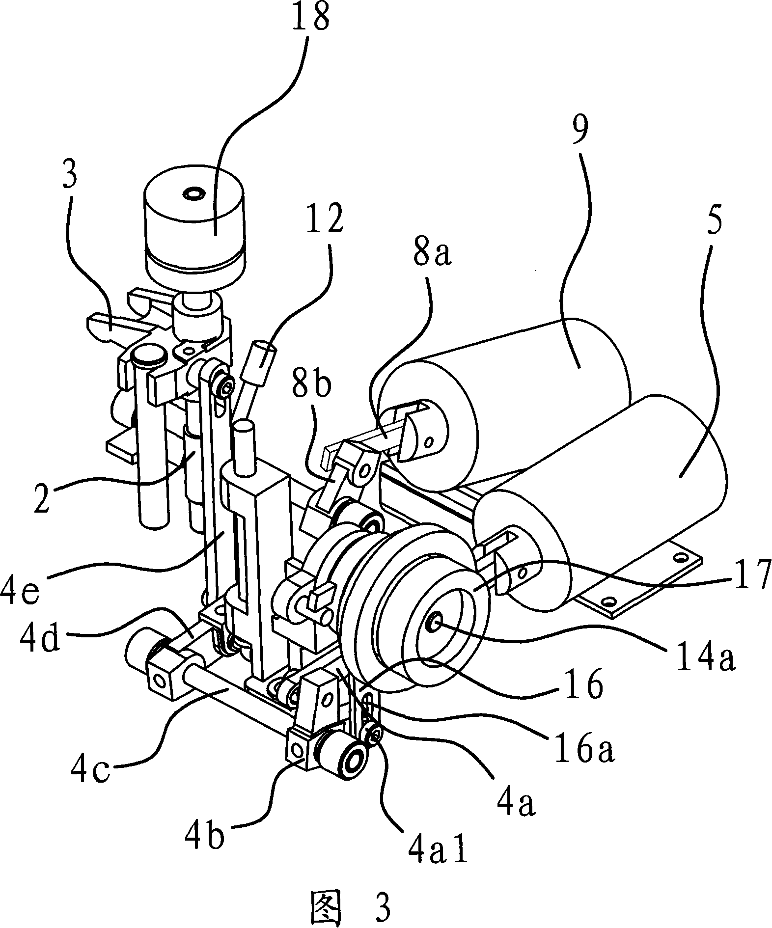 Control device for thread gripper of sewing machine