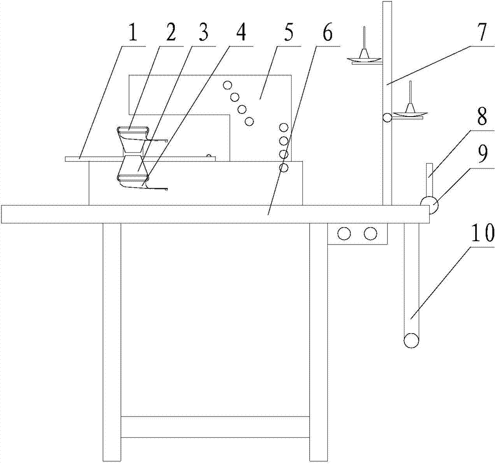 One-step-forming waisting device