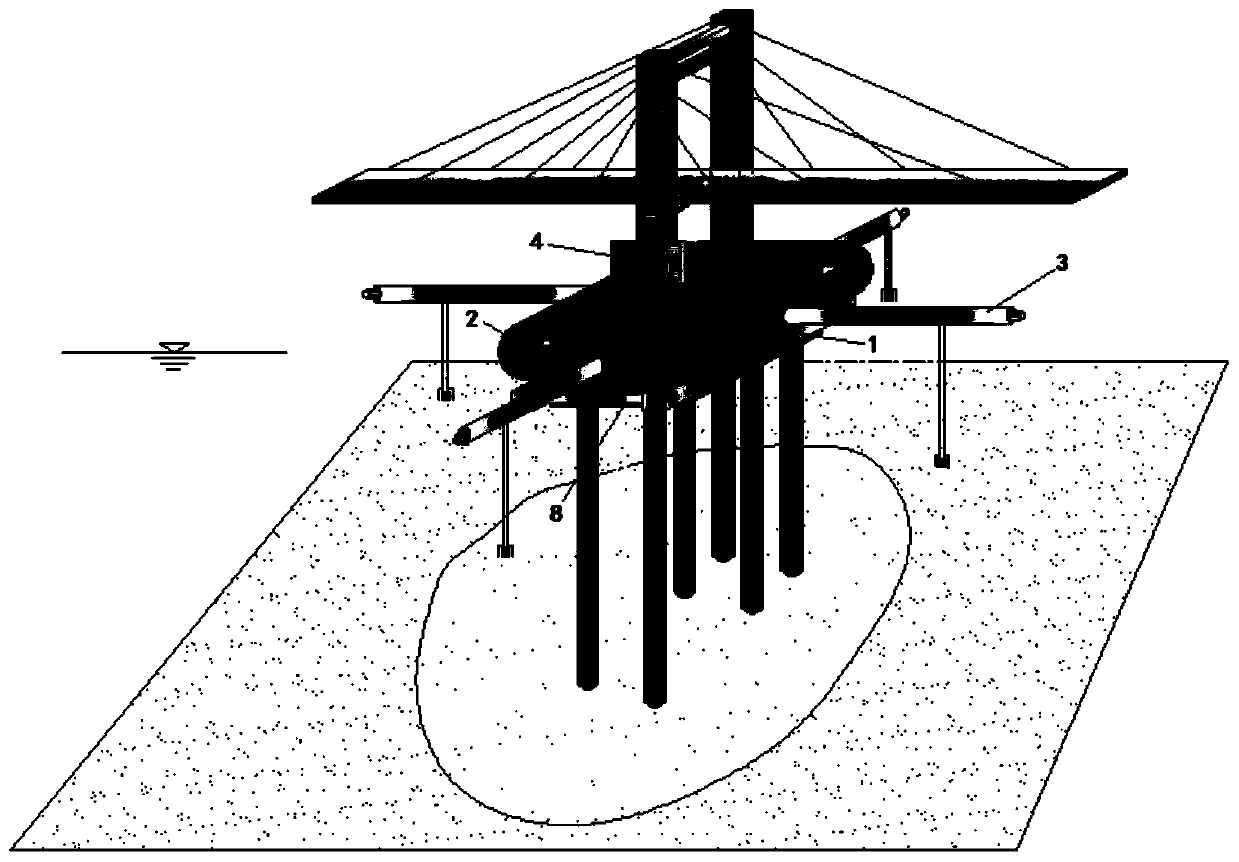 Real-time surveying and mapping system and real-time surveying and mapping method for erosion and deposition topography around wading structure of river model