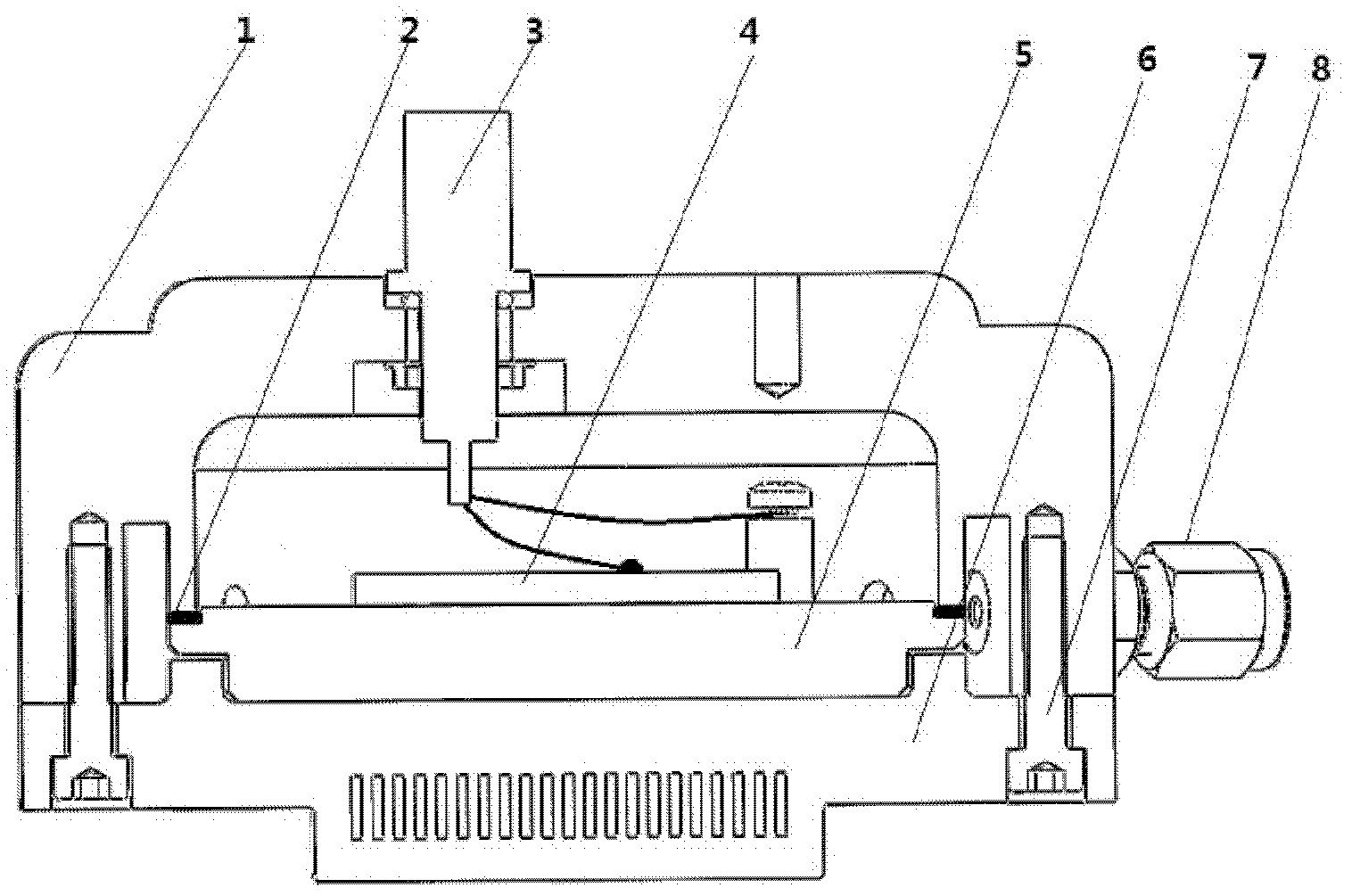 Megasonic cleaning head and megasonic cleaning system provided with same