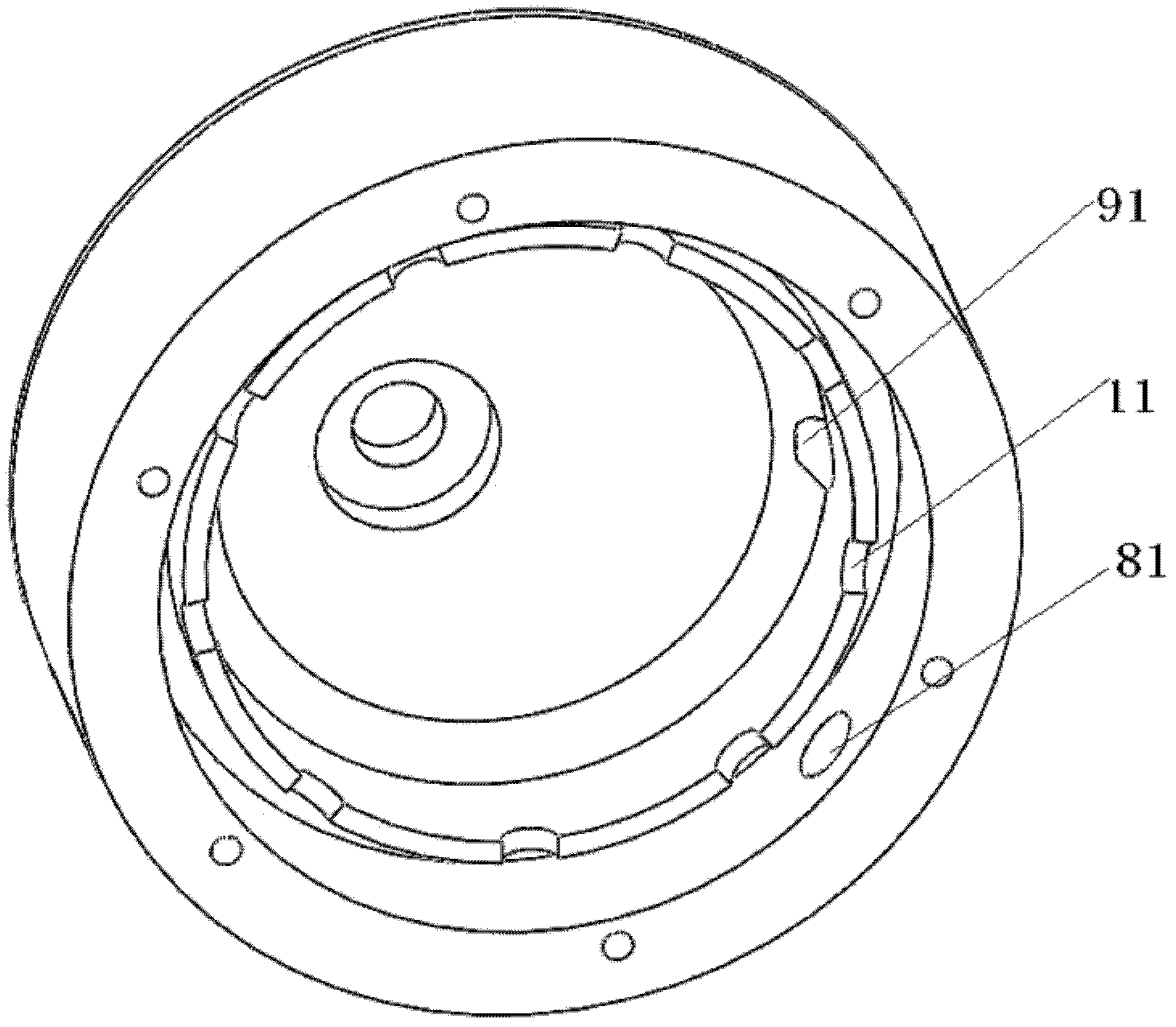 Megasonic cleaning head and megasonic cleaning system provided with same