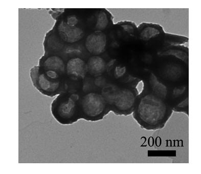 Nano ferric phosphate hollow sphere lithium ion battery and preparation method thereof