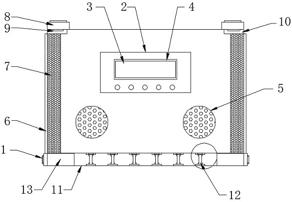 Dustproof and moistureproof structure for static var generator