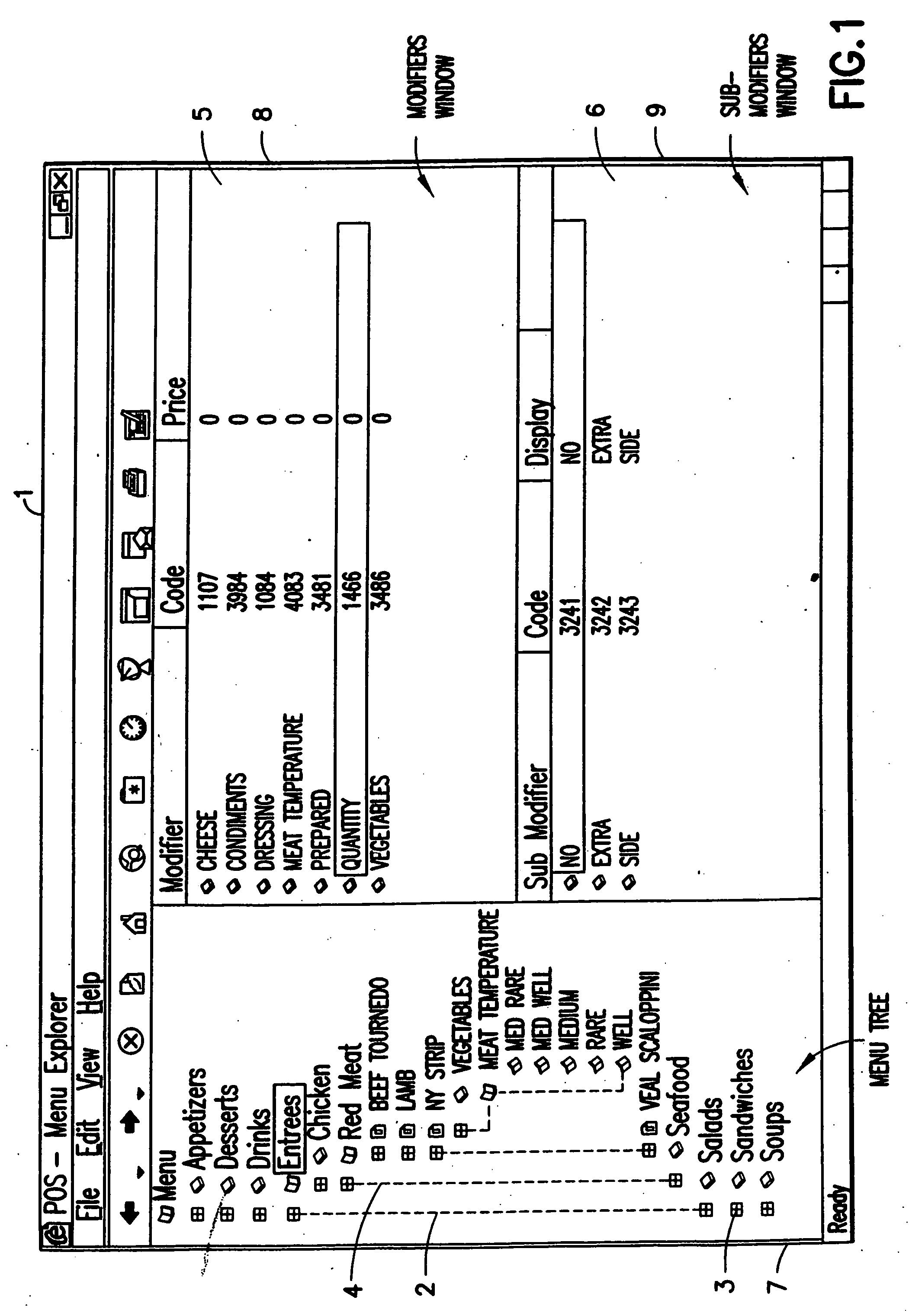 Information management and synchronous communications system with menu generation, and handwriting and voice modification of orders