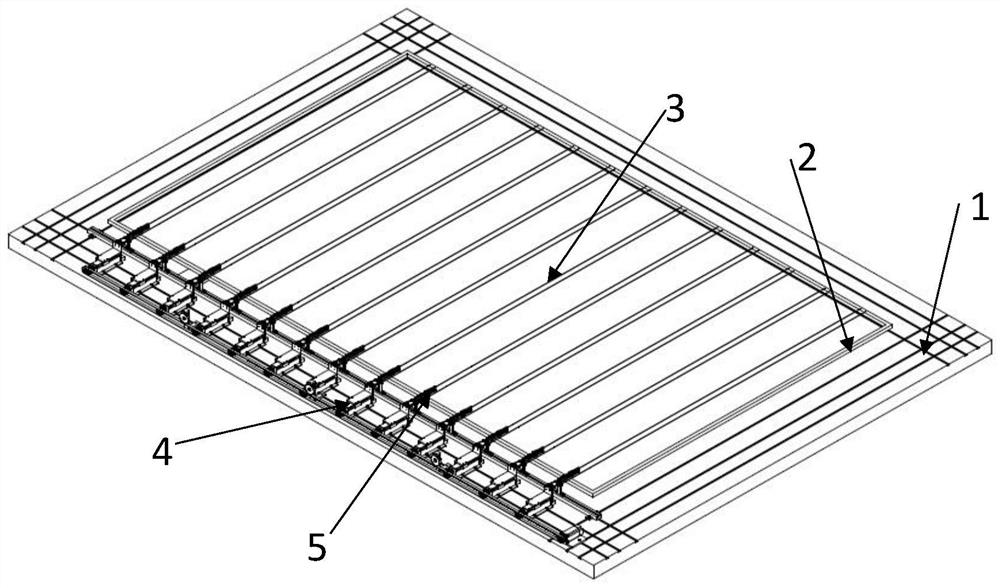 A string constant tension loading device for a flexible frame