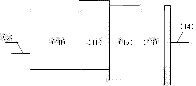 White organic electroluminescence device based on color conversion and manufacturing method thereof