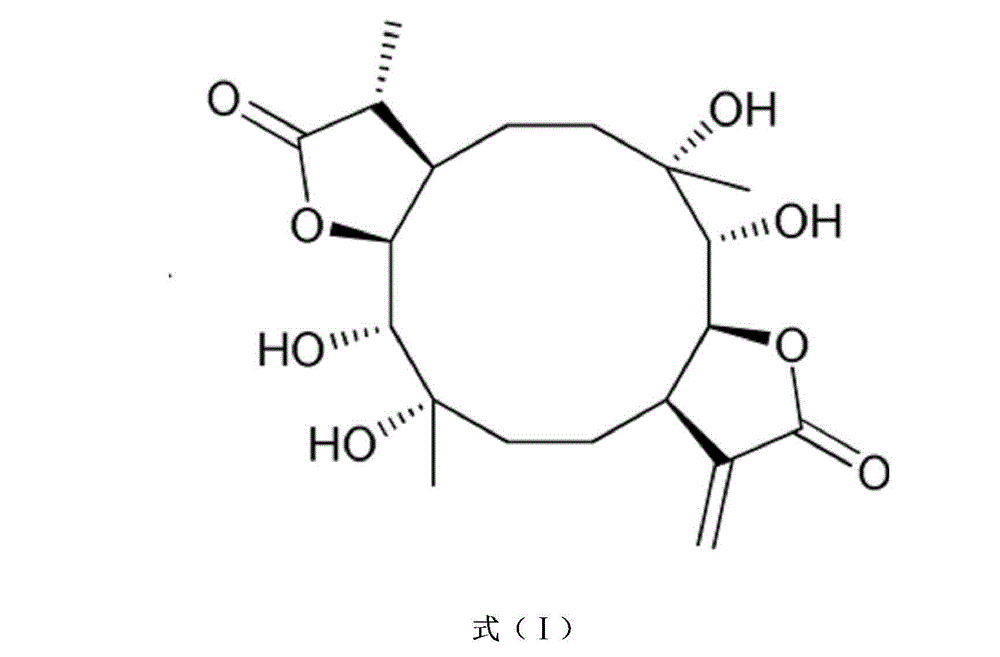 Application of eryngiolide A in the treatment of acute gout