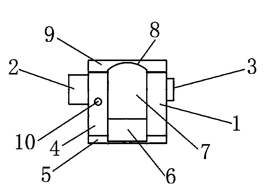 Rotating shaft bracket of viscosity meter