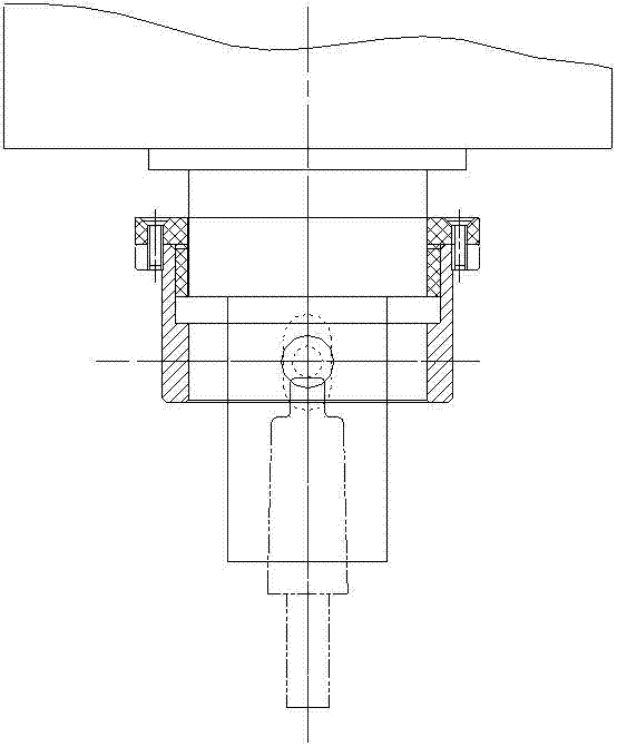 Device for rapidly detaching drill bit of drilling machine