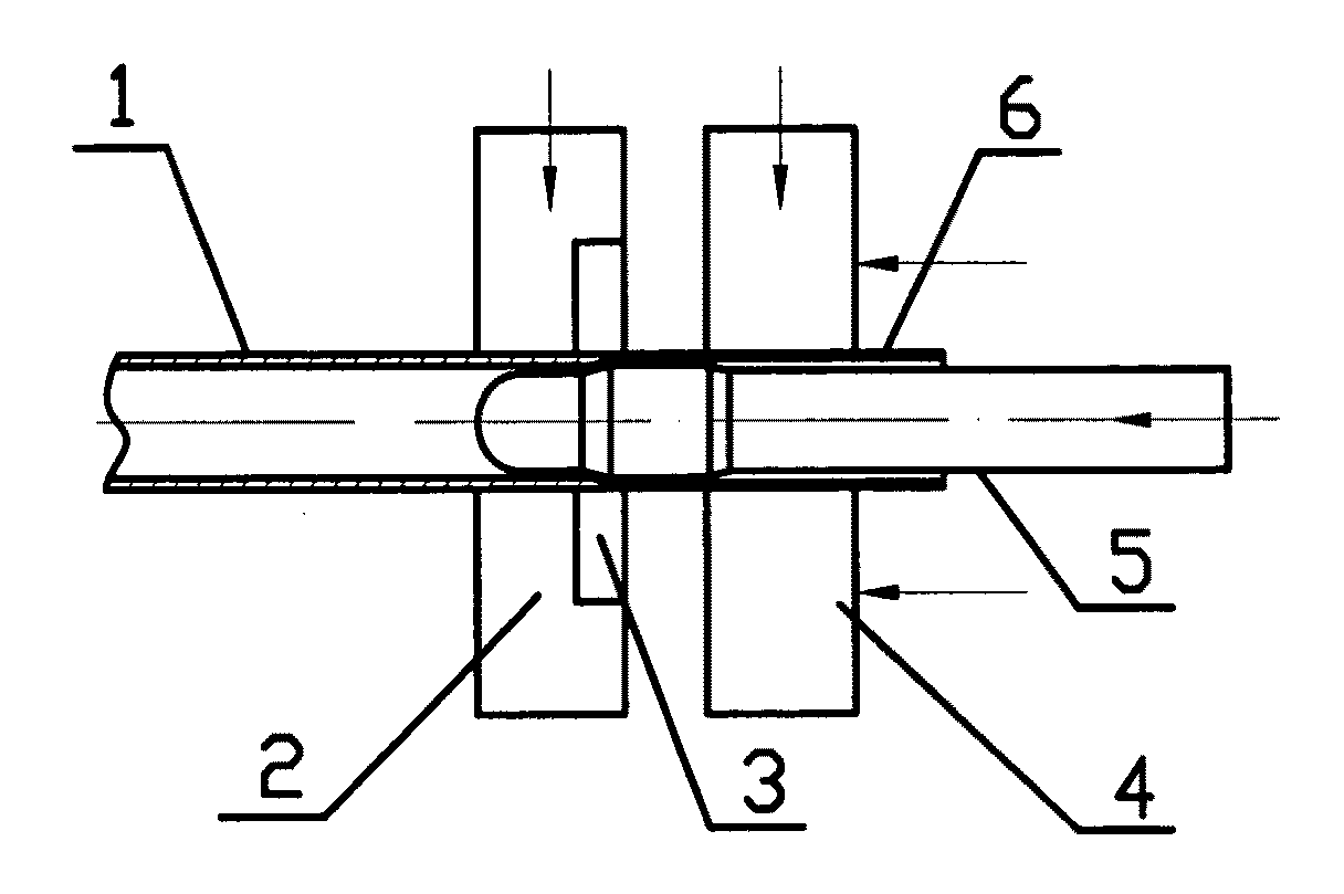 Non-eutectic structure weld joint of copper-aluminum thin wall pipe and its manufacturing method