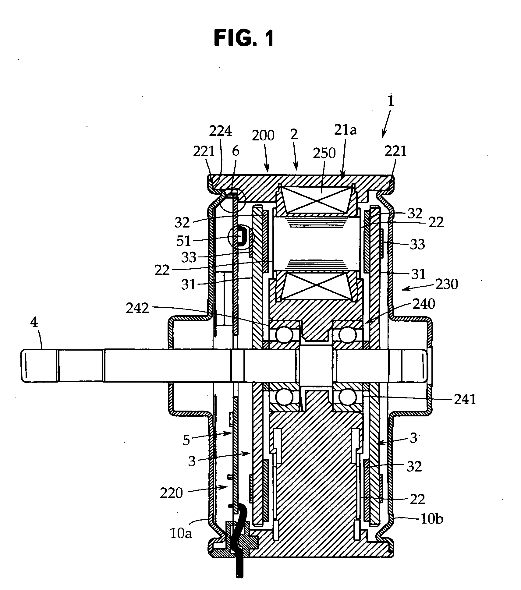 Axial air-gap electronic motor