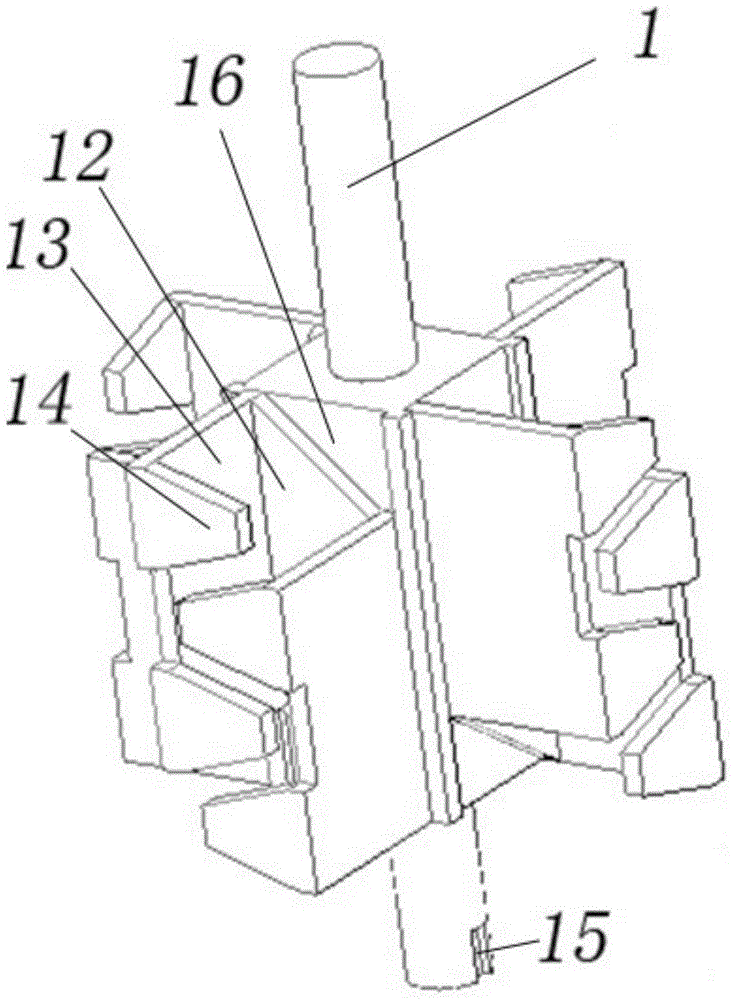 A trapezoidal yoke permanent magnet vibration power generation device