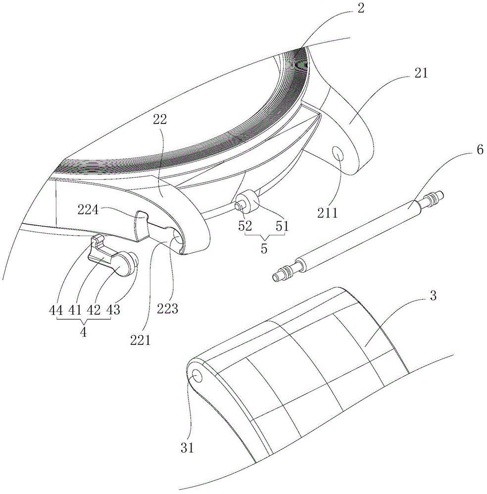 Watch with watchband easy to disassemble