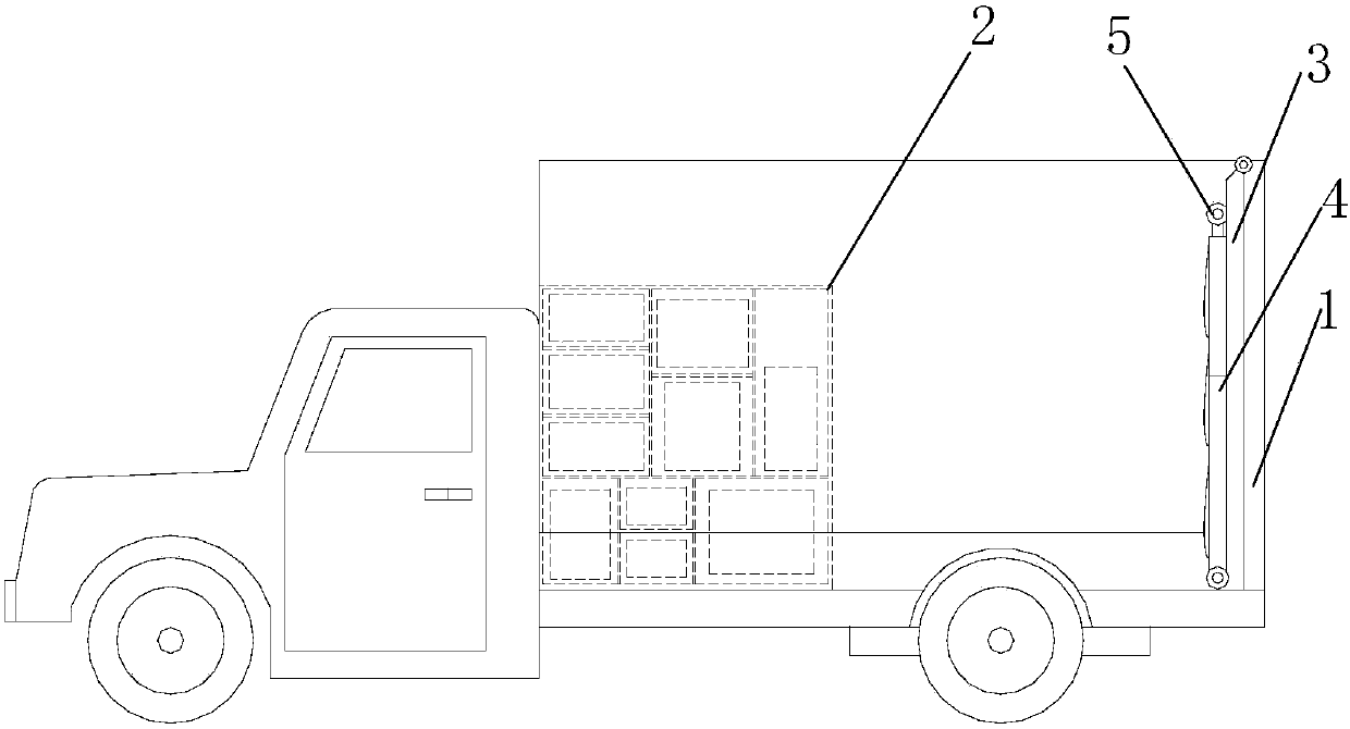 Movable quick-repairing vehicle with bidirectional integrated cabinet and operation room extending out from rear portion of compartment