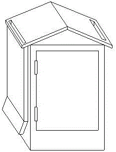 Normally-closed moisture-proof power distribution cabinet