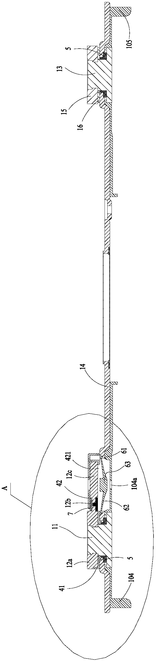 Secondary battery top cover assembly and secondary battery