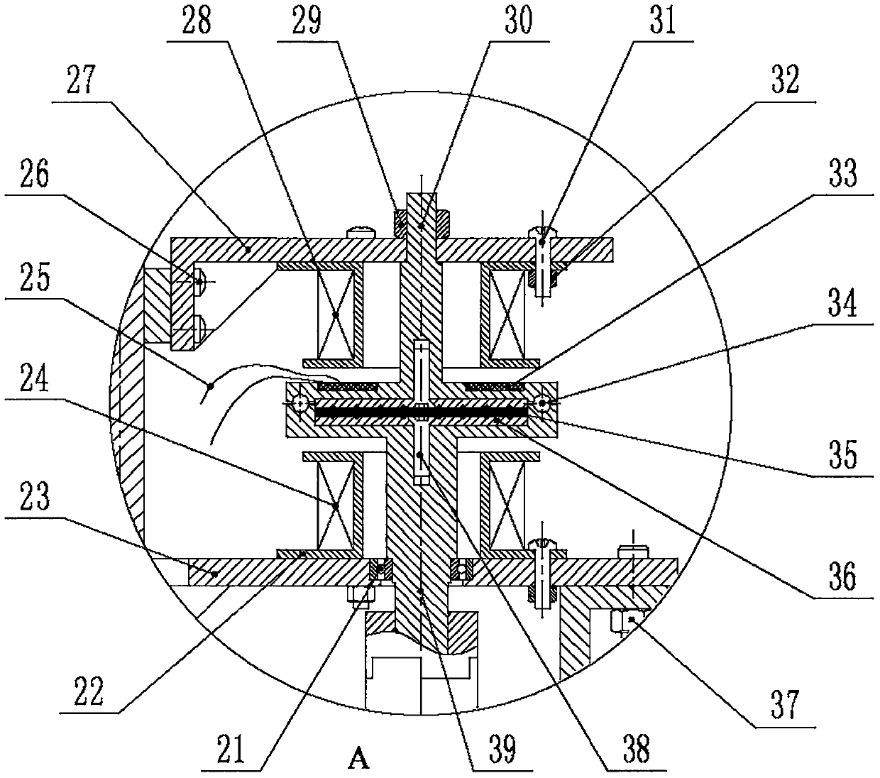 Magnetorheological fluid wall slip effect detection device