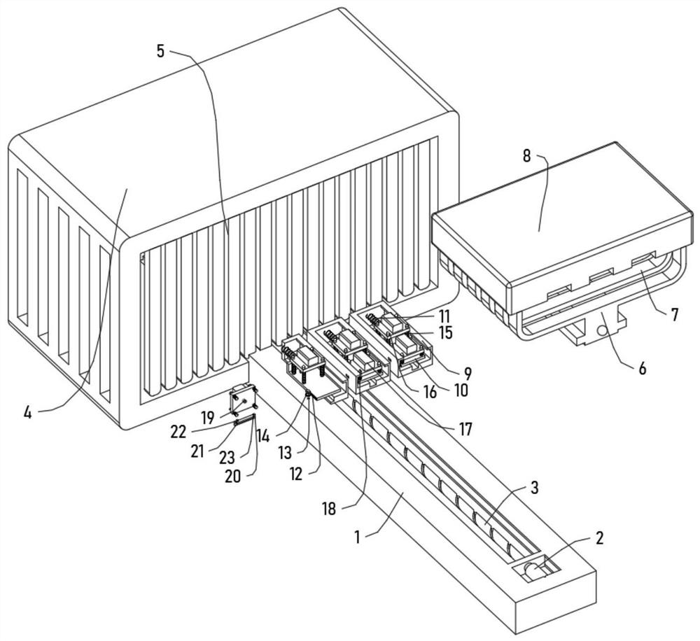 Positioning connection device of computer network router