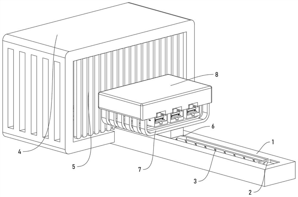 Positioning connection device of computer network router