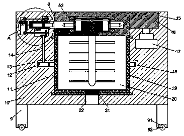 Efficient municipal sewage deep treatment system