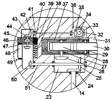 Efficient municipal sewage deep treatment system