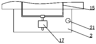 High-efficiency injection mold production cooling device