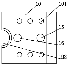 High-efficiency injection mold production cooling device