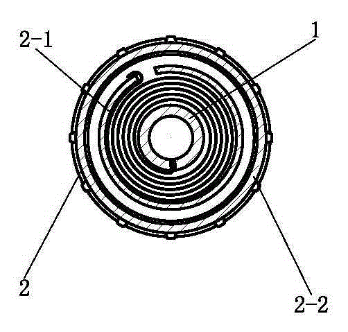 Bobbin assembly capable of realizing peripheral unwinding