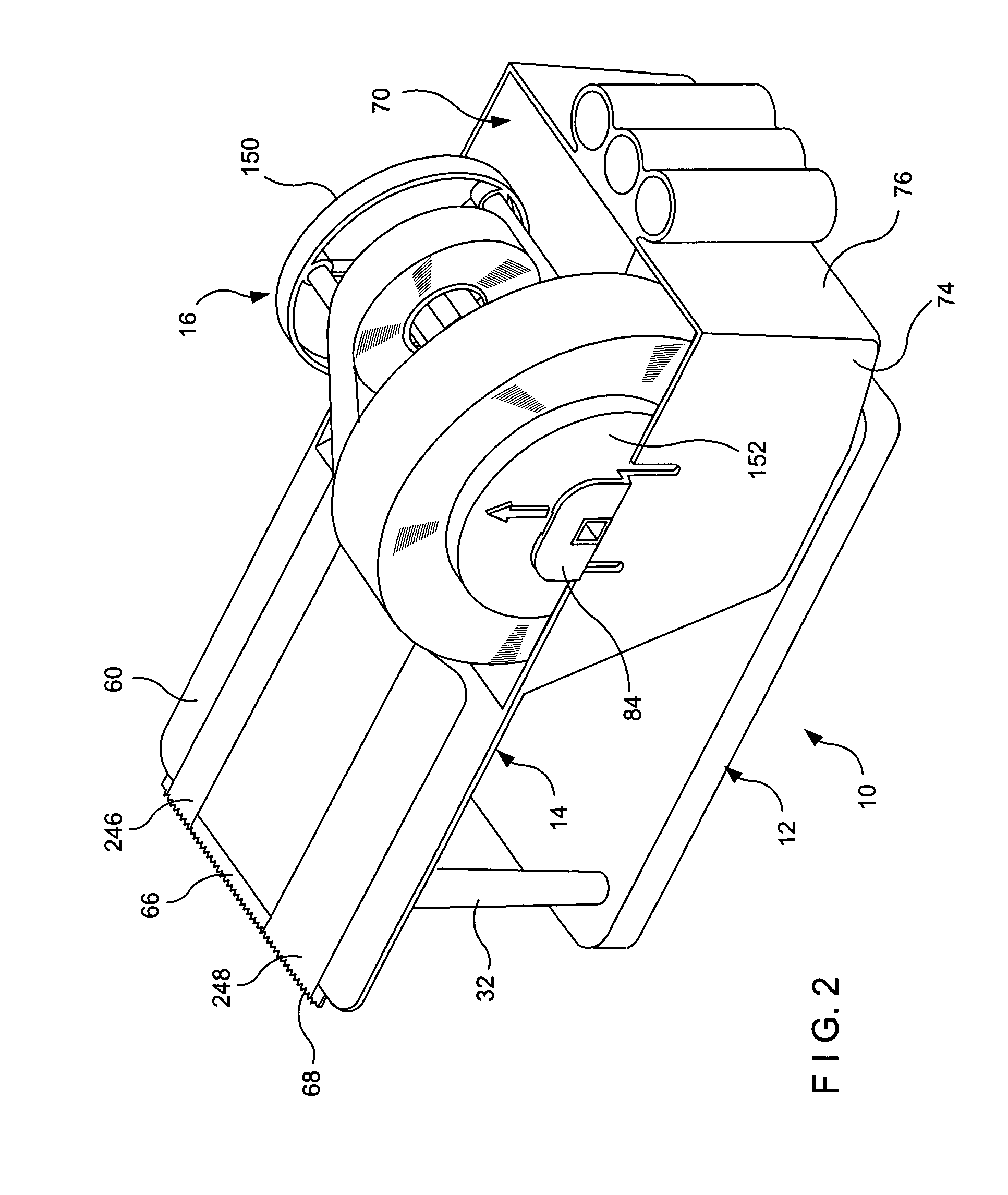 Multiple roll tape dispenser