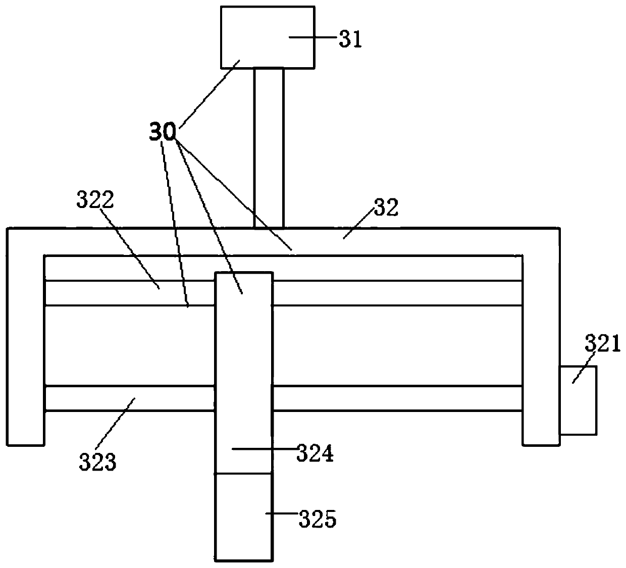 Suckling device for sows of pig farm