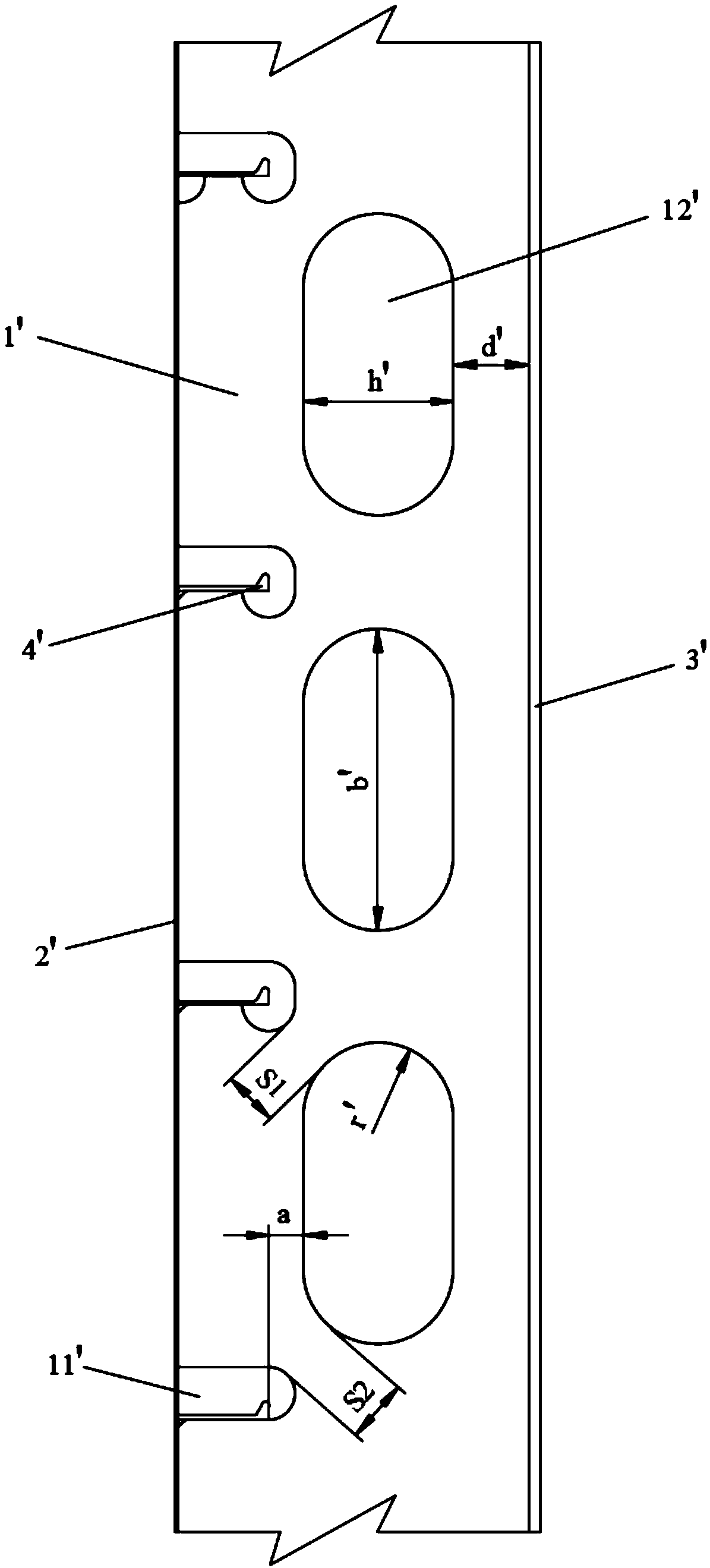 Ship truss web structure and ship structure