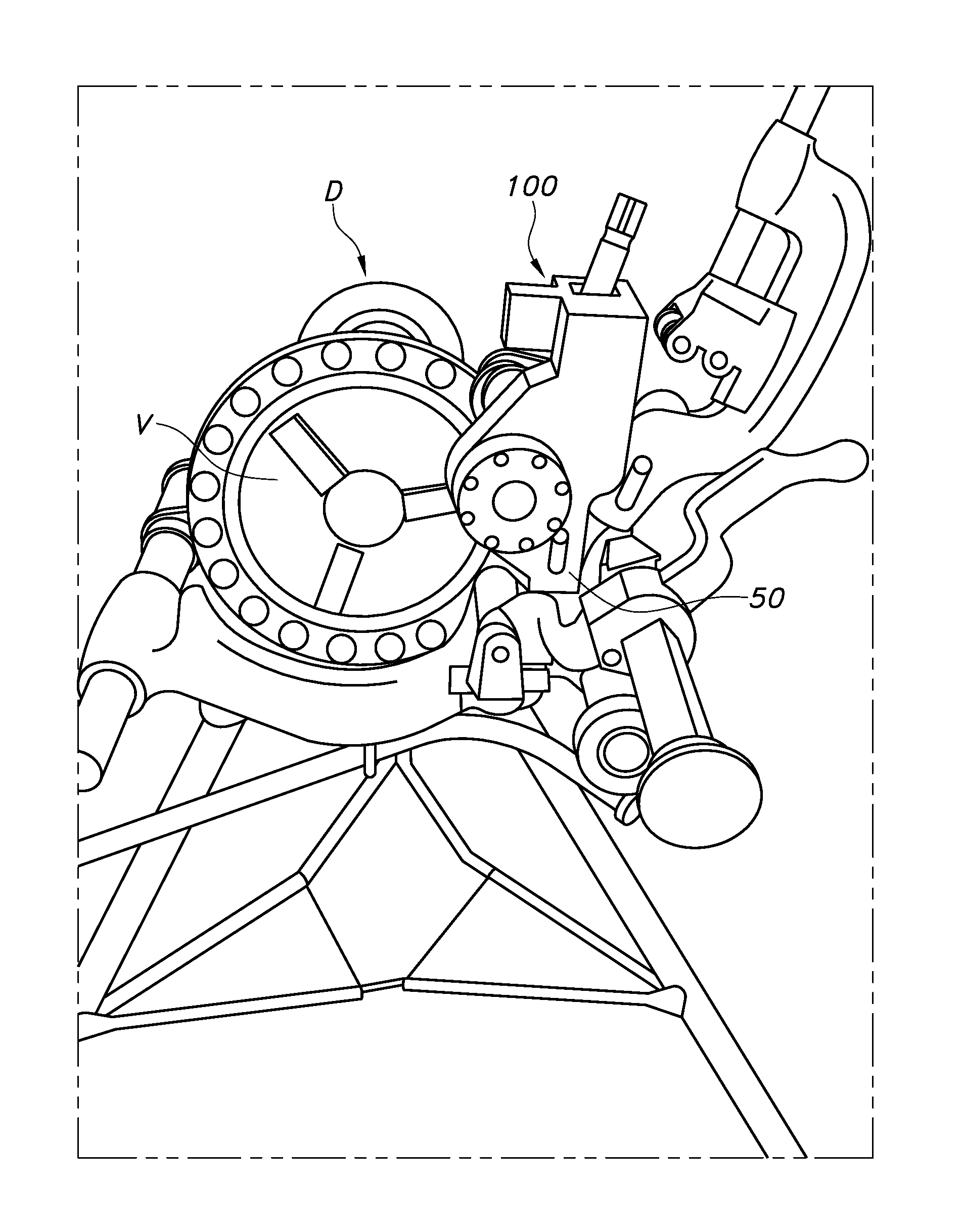 Pipe grooving device