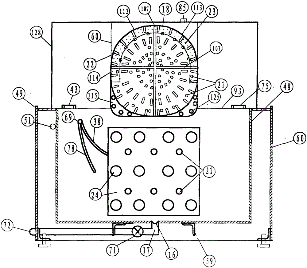 Sofa with long and short hair automatic massage washing machine