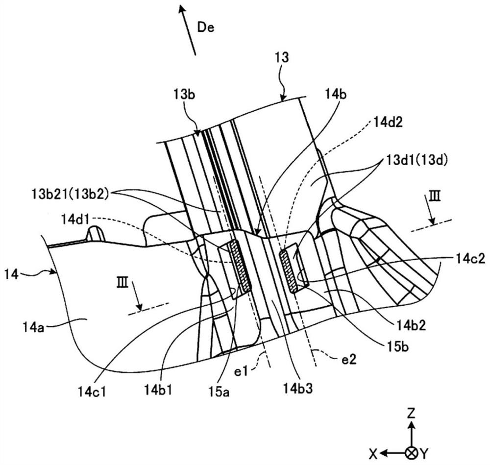 Vehicular door frame