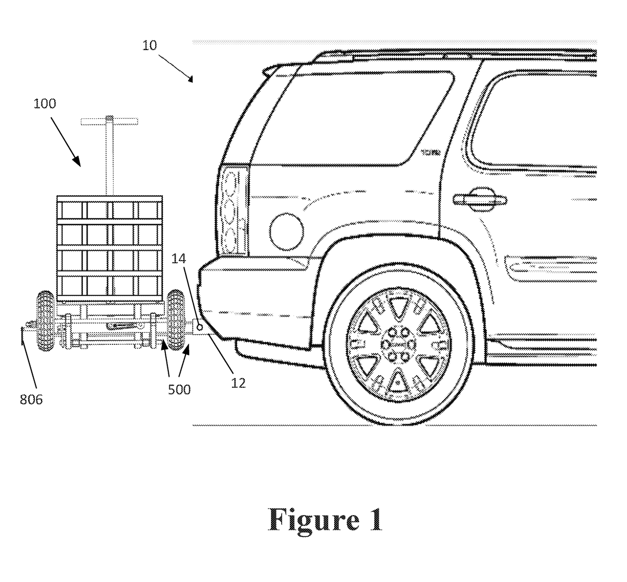 Cargo carrier and quick hitch mount